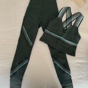 Beyond Yoga leggings and sports bra set